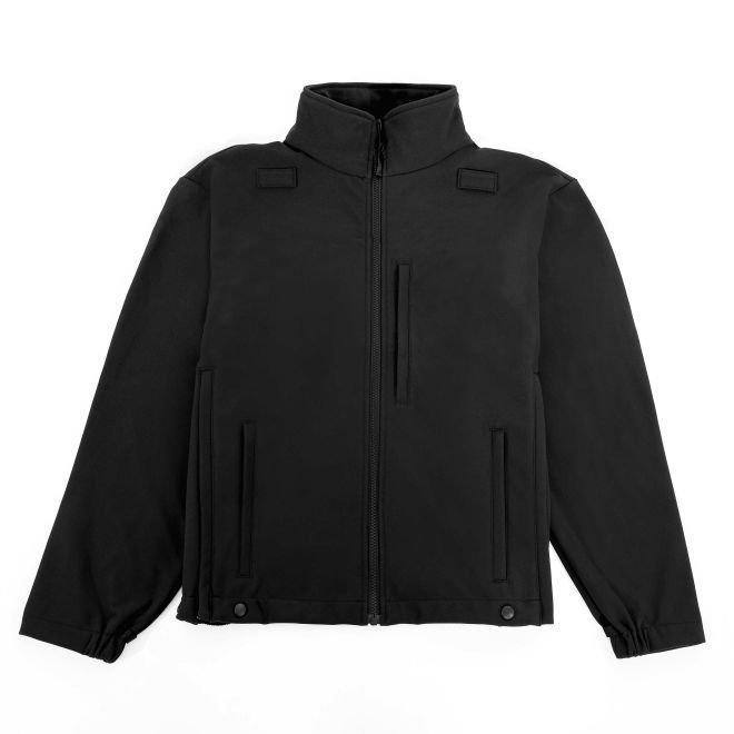 BLAUER SOFTSHELL FLEECE JACKET - 4660 - BLACK