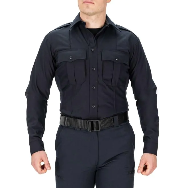 BLAUER LONG SLEEVE POLYESTER SUPERSHIRT®- 8670 - DARK NAVY - SIZE: 15.5 - Image 2