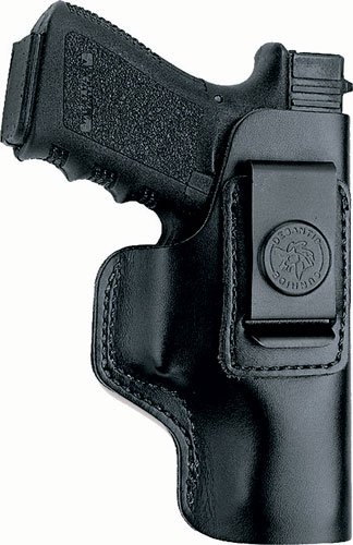 031BA79Z0.jpg DESANTIS INSIDER HOLSTER IWB - RH LEATHER 1911 3-3.5" BLACK