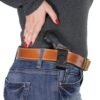 045tar7z0_inuse.jpg DESANTIS SUMMER HEAT HOLSTER - IWB RH LEATHER LCP & LCP II TN
