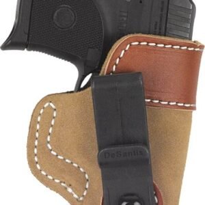 106NAI4Z0.jpg DESANTIS SOFT TUCK HOLSTER IWB - RH LEATHER SHIELD 9/40/45 NAT