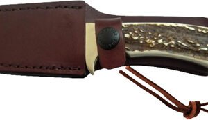 1100035_IN-SHEATH_1.jpg UNCLE HENRY KNIFE STAGLON 4" - CAPER W/LEATHER SHEATH