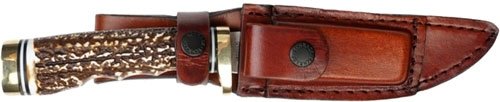 1100087_sheath.jpg UNCLE HENRY KNIFE NEXT GEN - STAGLON 5" BLADE W/LTHR SHEATH