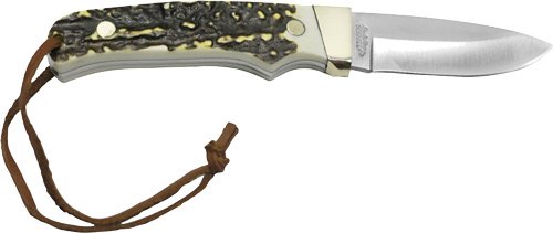 1100089.jpg UNCLE HENRY KNIFE STAGLON 2.8" - BLADE W/LEATHER SHEATH