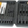 110128.jpg WHEELER ROLL PIN PUNCH MASTER - SET 18-PUNCHES/1-HAMMER/CASE