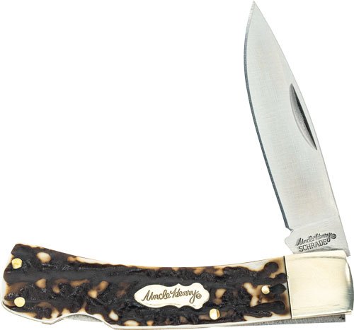 1136000.jpg UNCLE HENRY KNIFE NEXT GEN - STAGLON BRUIN 2.8" BLADE