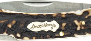 1136000_FOLDED.jpg UNCLE HENRY KNIFE NEXT GEN - STAGLON BRUIN 2.8" BLADE