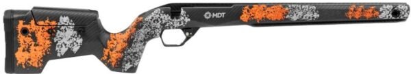 114481HOG.jpg MDT CHASSIS CRBN HUNTER KIT - REM 700 SA ARCA ORANGE GREY