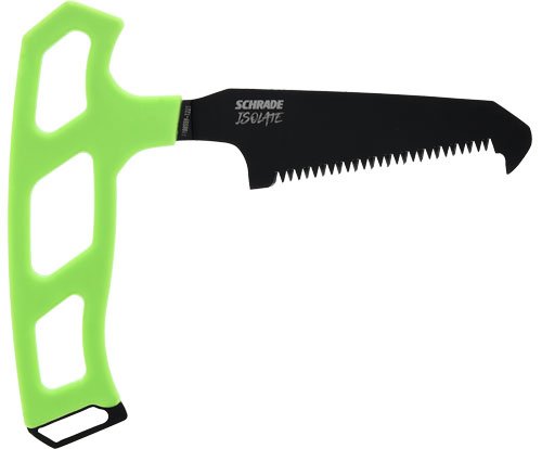 1184040.jpg SCHRADE KNIFE ISOLATE SMALL - BONE SAW 3" T-HANDLE SK5 GREEN