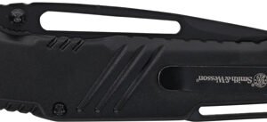 1205907_CLOSED_1.jpg S&W KNIFE EXTREME OPS 3" TANTO - W/GLASS BREAKER BLACK/BLACK