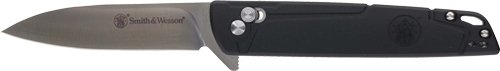 1205908.jpg S&W KNIFE 24/7 CROSSBAR FOLDER - 3.25" SS/BLACK GENTLEMAN CARRY