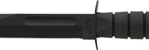1211.jpg KA-BAR FULL SIZE BLACK KABAR - STRAIGHT EDGE 7" W/SHEATH