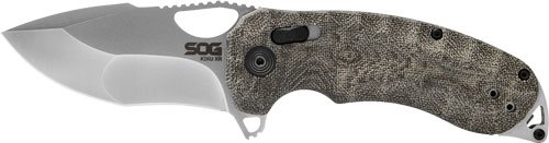12270157.jpg SOG KNIFE KIKU XR SATIN - 3" PLAIN EDGE SATIN/GRAY