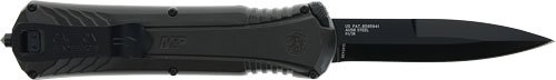 1245436_1.jpg S&W M&P OTF 3.5" SINGLE EDGE - SPEAR POINT BLACK/GRAY