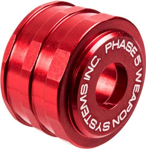 12GSFRED.jpg PHASE 5 SHOTGUN FOLLOWER - 12GA W/O MAG CRIMPS RED