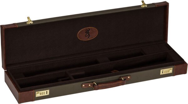 1425035412_open.jpg BROWNING LUGGAGE CASE O/U TO - 32" BBL ENCINO II SAGE/REDWOOD