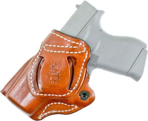 155ta8jz0_back.jpg DESANTIS CRISS-CROSS HOLSTER - OWB RH LEATHER SIG P365 TAN