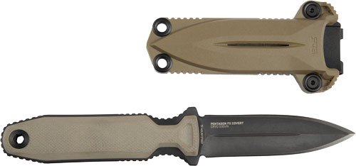 17610457.jpg SOG KNIFE PENTAGON FX COVERT - 3.41" DBL EDGE BLADE FDE
