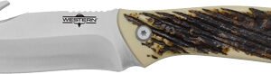 19247.jpg CAMILLUS WESTERN CROSSTRAIL - GUT HOOK 4.25" SS BLADE ANTLER
