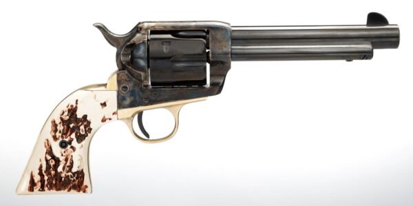 200074ce25.jpg TAYLOR'S & COMPANY CATTLEMAN 45LC BL/STAG 5.5"