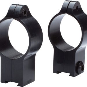 TALLEY RINGS HIGH 1" ANSCHUTZ - RIMFIRE DOVETAIL BLACK