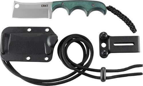2383.jpg CRKT MINIMALIST CLEAVER NECK - KNIFE 2.13" PLAIN EDGE W/SHTH