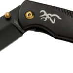 BROWNING KNIFE PRISM III FLDNG - HUNTER 2.38" BLADE BLACK ALUM