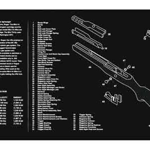 36MINI14.jpg TEKMAT ARMORERS BENCH MAT - 12"X36" RUGER MINI-14