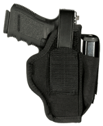 40AM06BK.png BLACKHAWK AMBIDEXTROUS HOLSTER - W/MAG POUCH #06 NYLON BLACK