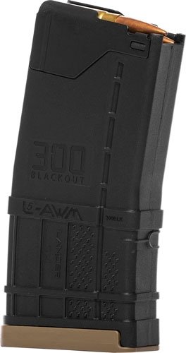 428005_angle.jpg LANCER MAGAZINE L5AWM AR-15 - 300BLK 20RD OPAQUE BLACK
