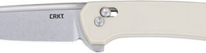 7075S_1.jpg CRKT Q COMPACT 3.05" PLAIN - EDGE SAND CROSSBAR LOCK
