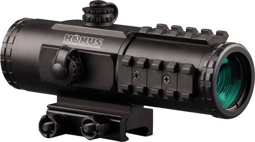 7203K_1.jpg KONUS RED/BLUE DOT SIGHTPRO - PTS2 2.8MOA 3X30 DUAL RAIL MNT