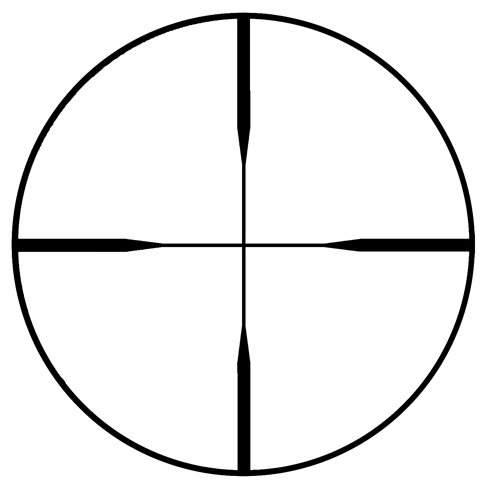 7262K_RETICLE.jpg KONUS SCOPE KONUSPRO RIMFIRE - 4X32 DUPLEX W/RINGS