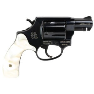 727962710135-B.jpg HERITAGE MANUFACTURING ROSCOE 38SPL BL/PEARL 2" 5RD