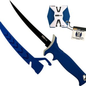 736C.jpg ACCUSHARP FILLET KNIFE W/ TWO- - STEP CARBIDE SHARPENER 6.5"