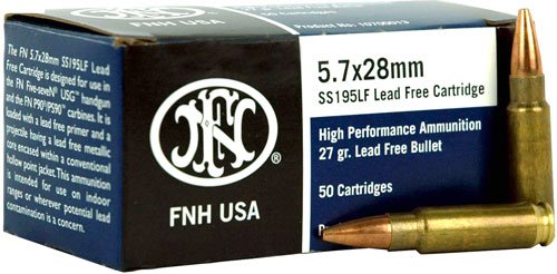 A10700012.jpg FN 5.7X28 27GR LEAD FREE JHP - SS195LF 50RD 40BX/CS