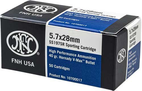 A10700017.jpg FN 5.7X28 40GR V-MAX SS197SR - 50RD 10BX/CS