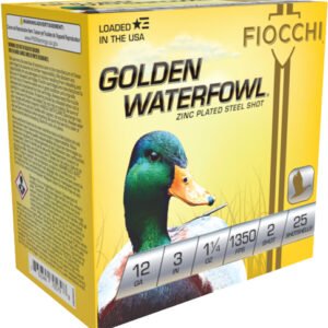 A123SGW2.jpg FIOCCHI GOLDEN WATERFOWL 12GA - 3" 1-1/4OZ #2 25RD 10BX/CS