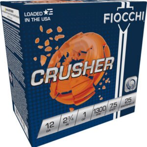 A12CRSR75_1.jpg FIOCCHI CRUSHER 12GA 2.75" 1OZ - #7.5 1300FPS 250RD CASE LOT