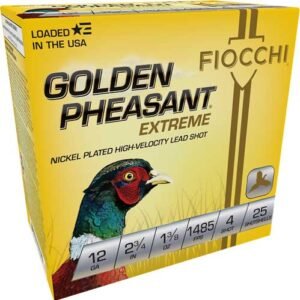 A12GPX4.jpg FIOCCHI GOLDEN PHEASANT 12GA - 2.75" 1-3/8OZ #4 25RD 10BX/CS