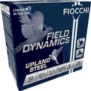A12HVST6.jpg FIOCCHI STEEL 12GA 2.75" - 1-1/8OZ #6 25RD 10BX/CS
