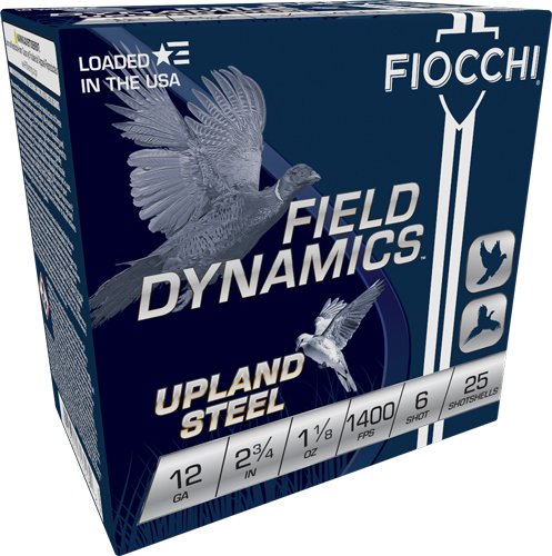 A12HVST6.jpg FIOCCHI STEEL 12GA 2.75" - 1-1/8OZ #6 25RD 10BX/CS