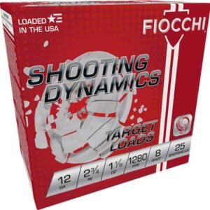 A12SDHV8.jpg FIOCCHI 12GA 2.75" 1-1/8OZ #8 - 1280FPS 250RD CASE LOT