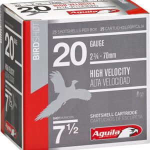 A1CHB2007.jpg AGUILA SHOTSHELL 20GA 2.75" - 1OZ #7.5 250RD CASE LOT