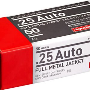 A1E252110.jpg AGUILA 25 ACP 50GR FMJ-RN - 50RD 20BX/CS