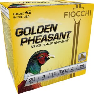 A203GP4.jpg FIOCCHI GOLDEN PHEASANT 20GA - 3" 1-1/4OZ #4 25RD 10BX/CS