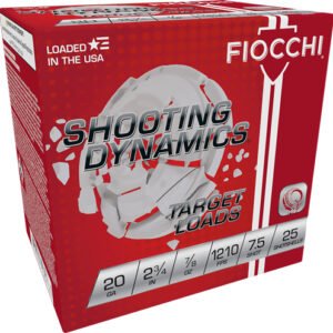 A20SD75.jpg FIOCCHI 20GA 2.75" 7/8OZ #7.5 - 1210FPS 250RD CASE LOT