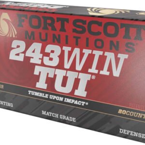 A243080SCV.jpg FORT SCOTT 243 WIN 80GR TUI - SOLID COPPER 20RD 10BX/CS