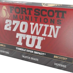 A270130SCV2.jpg FORT SCOTT 270 WIN 130GR TUI - SOLID COPPER 20RD 10BX/CS