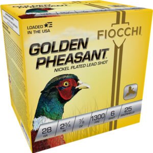A28GP6.jpg FIOCCHI GOLDEN PHEASANT 28GA - 2.75" 7/8OZ #6 25RD 10BX/CS